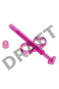 Набор из 2 лиловых шприцев для введения лубриканта Lube Tube