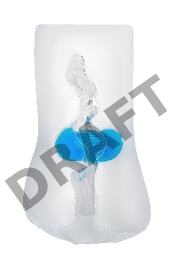 Мастурбатор реалистичный TOYFA Juicy Pussy Subtle Crystal, TPE, 14,5 см