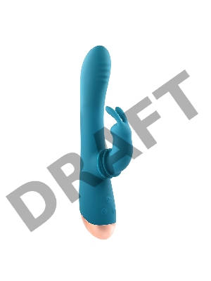 Shimmy and Shake Вибростимулятор-кролик, голубой