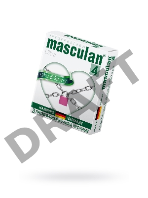 Презервативы Masculan Ultra 4,  3 шт.  Ультра прочные ШТ