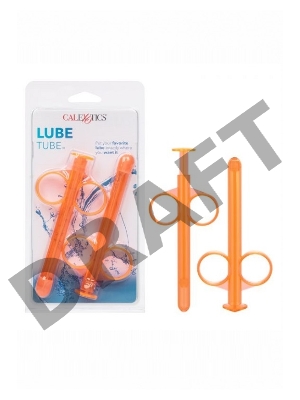 Набор из 2 оранжевых шприцов для введения лубриканта Lube Tube