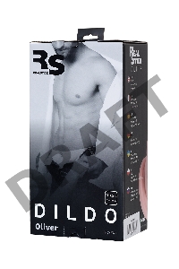 Реалистичный фаллоимитатор TOYFA RealStick Elite DILDO, TPR, телесный, 18,5 см