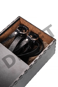 Портупея Pecado BDSM, Осанка, натуральная кожа, чёрная