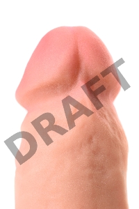 Реалистичный фаллоимитатор TOYFA RealStick Elite DILDO, TPR, телесный, 18,5 см
