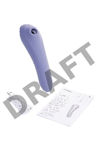 Вакуум-волновой бесконтактный стимулятор клитора Satisfyer Dual Pleasure, силикон, лиловый, 17,9 см.