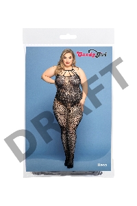 Костюм-сетка Candy Girl Hera, черный, 2XL