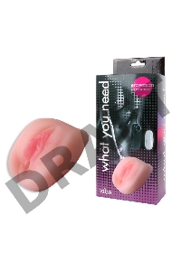 Телесная вагина Erowoman-Eroman с вибрацией