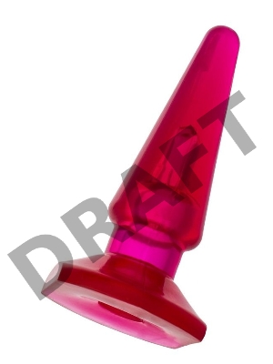 Анальная втулка TOYFA, PVC, розовый, 9,5 см
