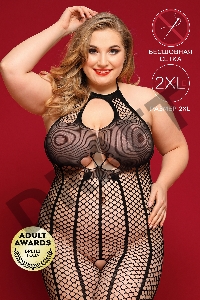 Костюм-сетка Candy Girl Josie, черный, 2XL