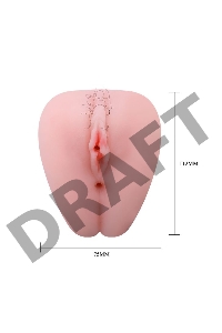 Телесная вибровагина Erowoman-Eroman