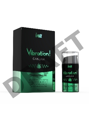 Жидкий интимный гель с эффектом вибрации Ganjah, 15мл