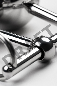 Стринги TOYFA Metal с двумя шарами, серебряные