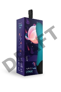 Нагреваемый G вибратор Lynx, цвет морская волна (INFINITE collection)