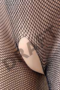 Костюм-сетка Candy Girl Trinity, с кружевным воротником, черный, OS