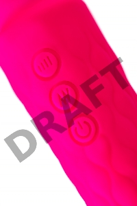 Вибромассажер Flovetta Peony, силикон, розовый, 20,5 см