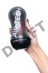 Нереалистичный мастурбатор TENGA Air-Tech Squeeze Strong, TPE, белый, 17 см