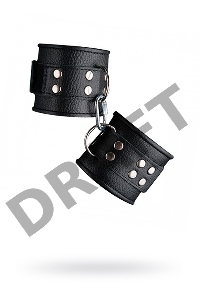 Наручники Sitabella, кожа, чёрные