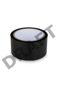 Черная лента для бондажа Easytoys Bondage Tape - 20 м.