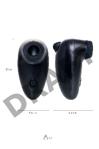 Вакуумный cтимулятор клитора PPP CHUPA-CHUPA ZENGI ROTOR, ABS-пластик, черный, 9 см