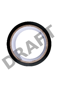 Черная лента для бондажа Easytoys Bondage Tape - 20 м.