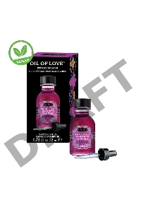 Масло для ласк с ароматом малины Oil of Love Raspberry Kiss - 22 мл.