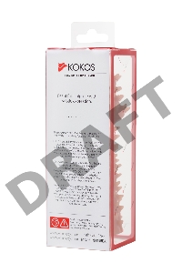 Насадка KOKOS  с дополнительной стимуляцией, реалистичная, TPE, бежевый, 12.7 см