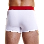 Белые мужские боксеры HUSTLER на широкой резинке из микрофибры, M
