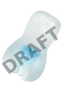 Мастурбатор реалистичный TOYFA Juicy Pussy Hot Crystal, TPE, 14,5 см