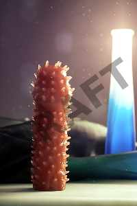 Насадка KOKOS  с дополнительной стимуляцией, реалистичная, TPE, бежевый, 12.7 см