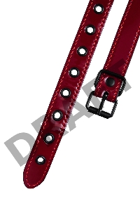 Кляп TOYFA Theatre, PU кожа, красный, 65 см