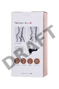 Ремневой нереалистичный страпон Strap-on-me, P&G SPOT, L, силикон, черный, 19 см.