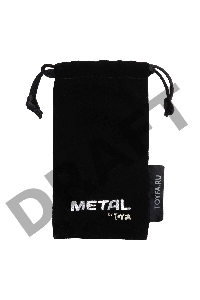 Анальная втулка Metal by TOYFA, металл, серебряная, с голубым кристаллом, 7 см, Ø 2,8 см, 50 г