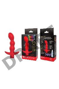 Красный вибратор Sweet Toys - 11 см.