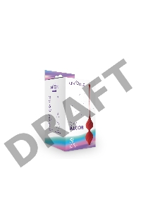 Вагинальные шарики Alcor, цвет бордовый (LYRA)