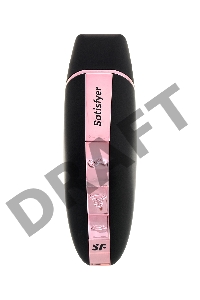 Вакуум-волновой бесконтактный стимулятор клитора Satisfyer Love Triangle, силикон, черный, 8,8 см.