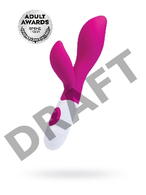Вибратор с клиторальным стимулятором TOYFA A-Toys Lilu, силикон, розовый, 20 см