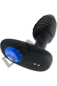 Черный интерактивный вибратор OhMiBod Lumen for Kiiroo с подсветкой - 10,2 см.