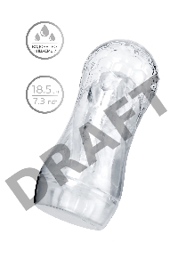 Мастурбатор A-Toys Jelf, ABS пластик, прозрачный, 18,5 см