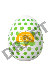 Нереалистичный мастурбатор TENGA Wonder Stude, TPE, белый, 6,1 см