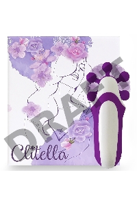Фиолетовый оросимулятор Clitella со сменными насадками для вращения