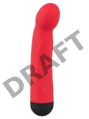 Красный G-стимулятор Red G-Spot Vibe - 17 см.
