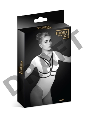 Bijoux Pour Toi Фиксация: упряжь на грудь Лора Harnais de poitrine elastique Laura