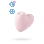Вакуум-волновой бесконтактный стимулятор клитора Satisfyer Cutie Heart, силикон, розовый