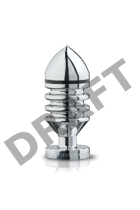 Металлическая анальная пробка Hector Helix Buttplug S - 10 см.