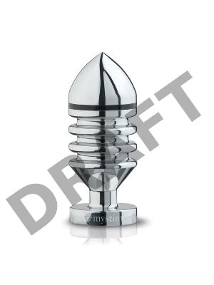 Металлическая анальная пробка Hector Helix Buttplug S - 10 см.