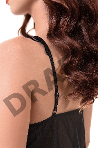 Эротическая комбинация Erolanta Margarita, черный (54-56)