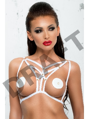 Портупея Me Seduce Амазонка, белая, S/M