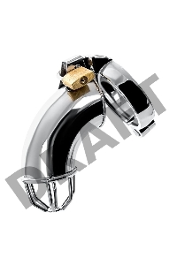 Пояс верности мужской TOYFA Metal, серебряный