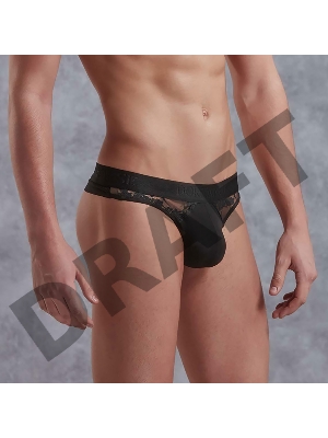 Ажурные мужские стринги Doreanse черный XL