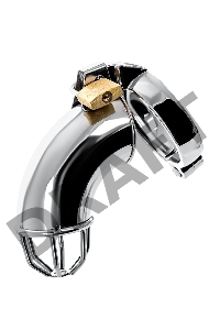 Пояс верности мужской TOYFA Metal, серебряный